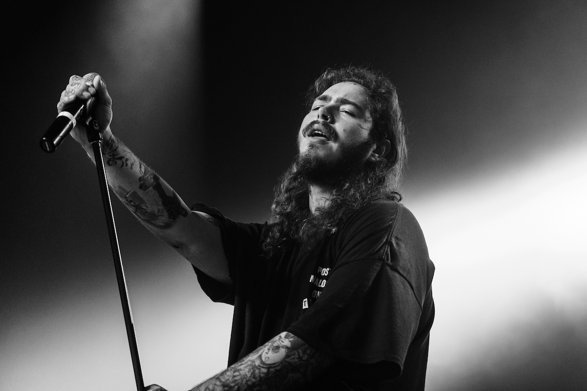 Post Malone Sure Felt Like A Rock Star Last Night. | Central Track