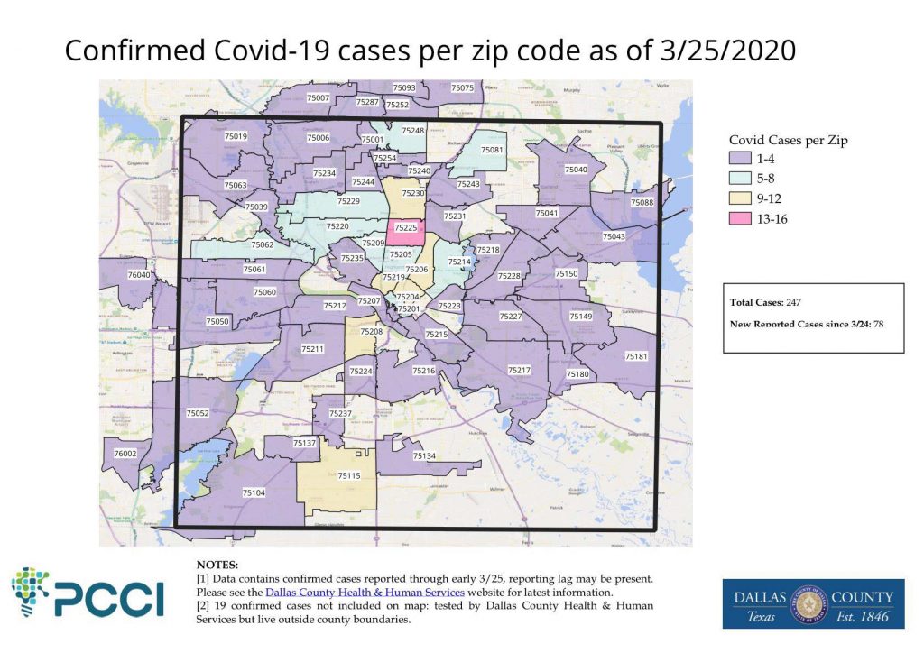 Updated Through March 25, The Latest Map Showing Confirmed COVID-19 Cases B...